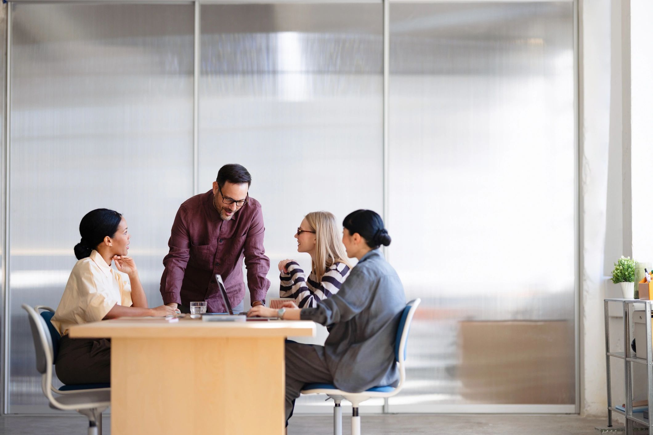 Modern commercial office interior